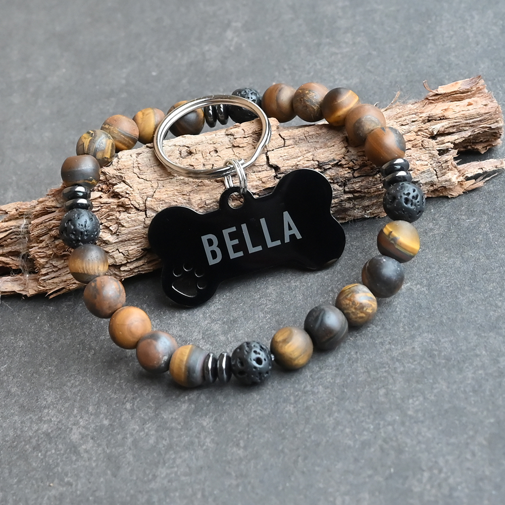 kutya gazdi szett tigrisszem lavako asvanykarkoto fekete kutyabileta